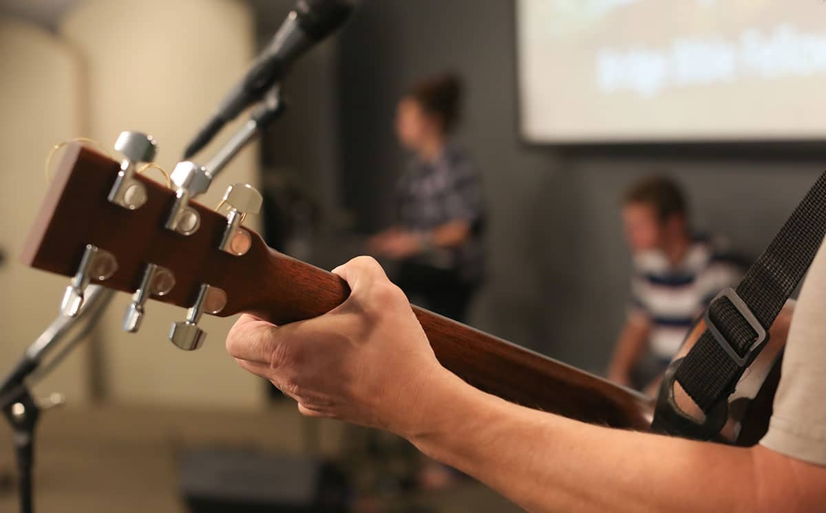 Man playing guitar